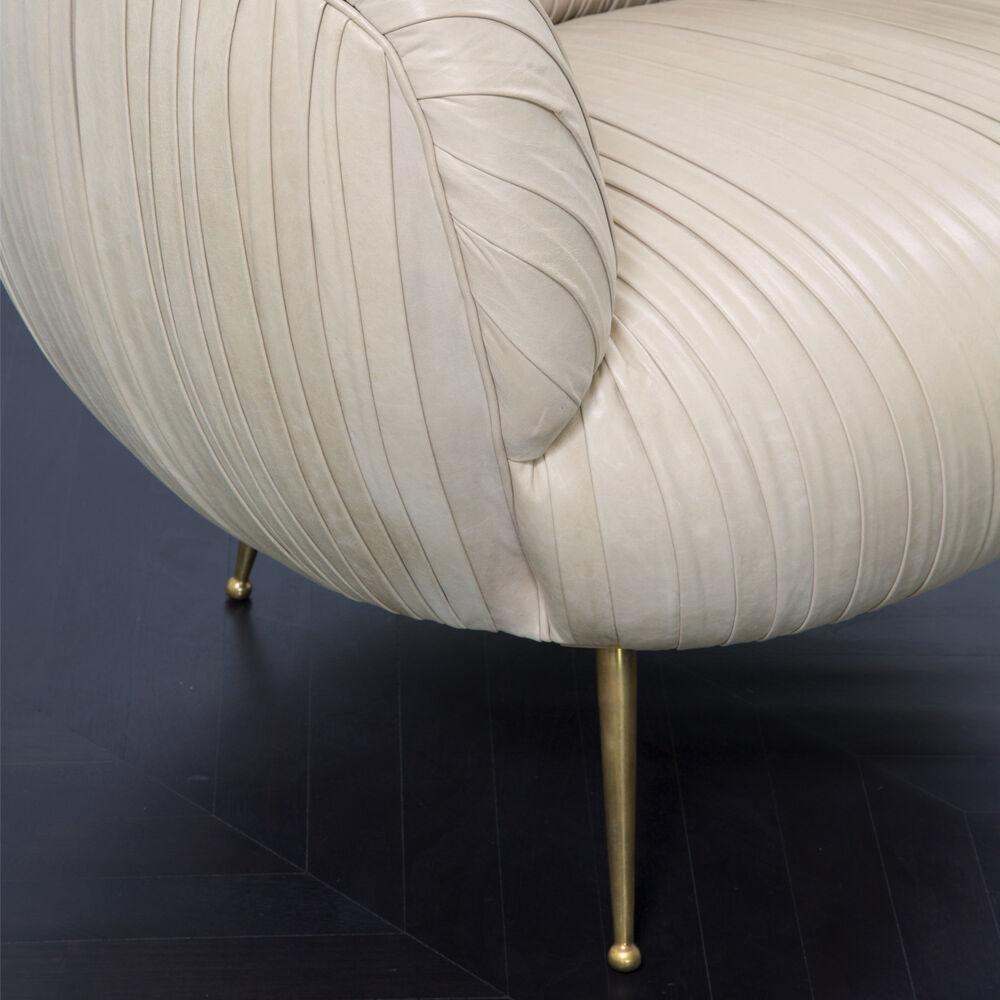 Modern Souffle Chair 'Beige' by Kelly Wearstler