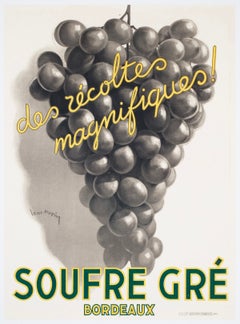 Soufre Gre Bordeaux 1933 French Advertising Poster, Leon Dupin