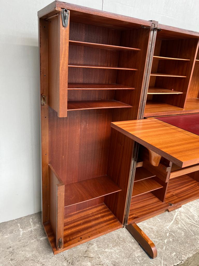 Sought after Mummenthaler & Meier “magic box” Vintage 1950’S teak desk in box For Sale 3