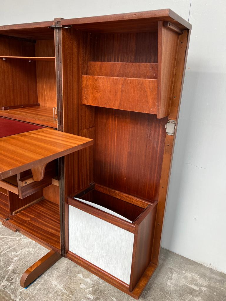 Sought after Mummenthaler & Meier “magic box” Vintage 1950’S teak desk in box For Sale 5