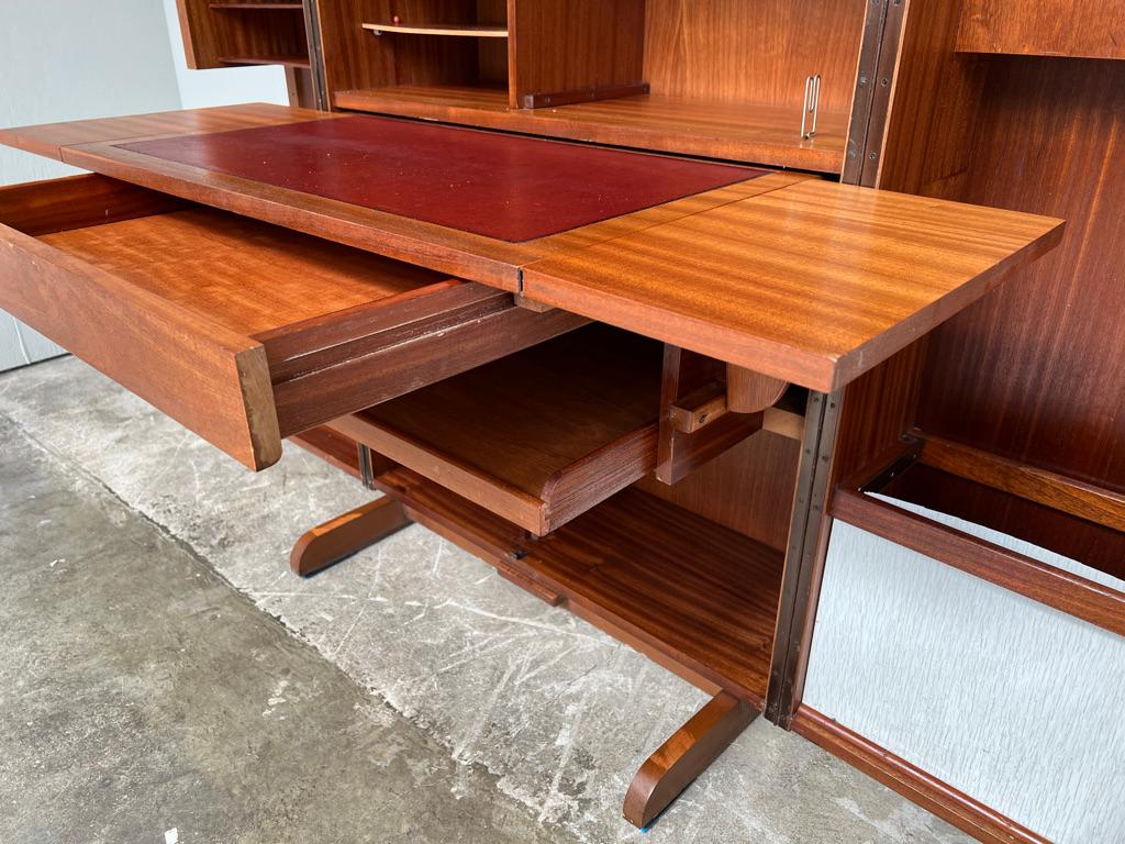 Sought after Mummenthaler & Meier “magic box” Vintage 1950’S teak desk in box For Sale 1