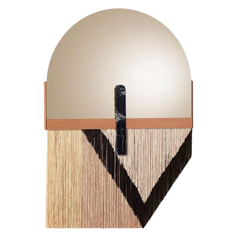 Souk Mirror Black, Nero Marquina with Bronze Mirror and Polished For Sale