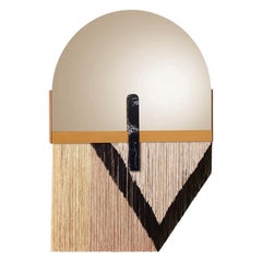 Souk Mirror Black, Nero Marquina with Bronze Mirror and Satin Brass