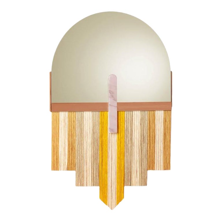 Souk Mirror Yellow, Estremoz Rose con specchio invecchiato e lucidato