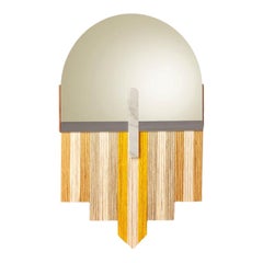 Souk Mirror Yellow, Estremoz White with Aged Mirror and Nickel