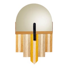 Souk Mirror Yellow, Nero Marquina with Aged Mirror and Satin Brass