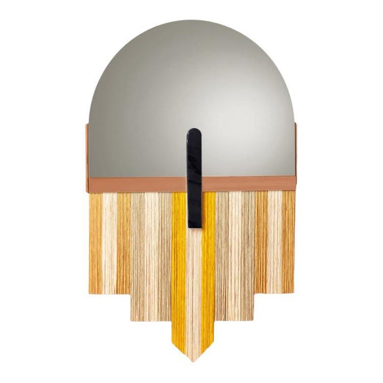 Souk Mirror Yellow, Nero Marquina with Gris Mirror and Polished