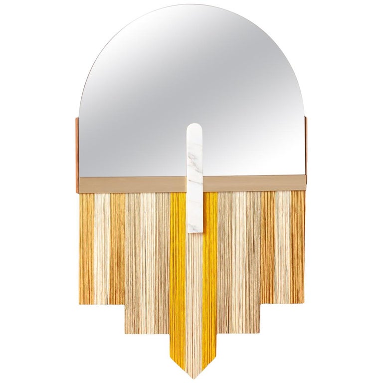 Wall Mirror Decorative Souk Yellow For Sale at 1stDibs