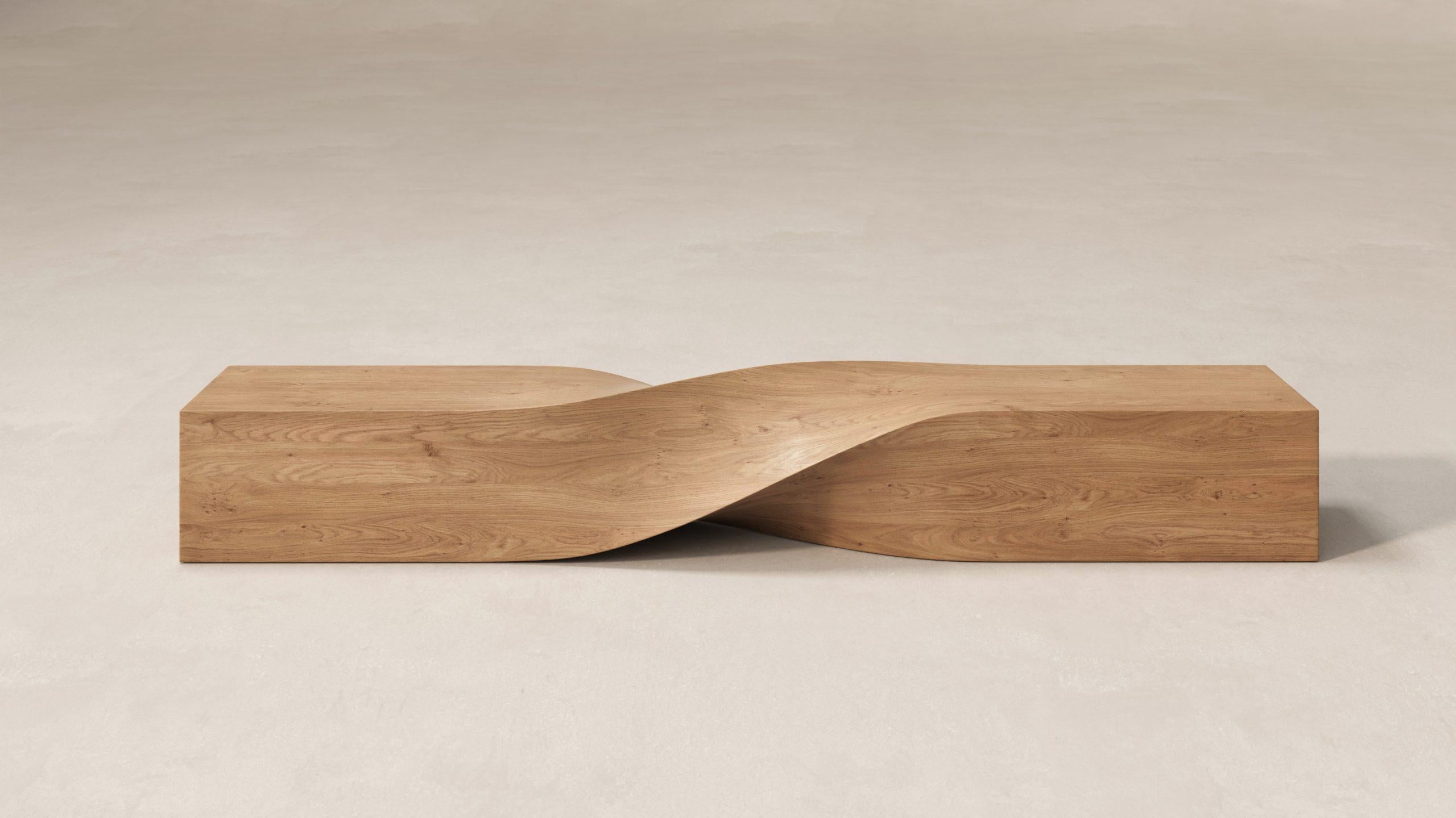 Soul sculpture bench in totem wood large by Veronica Mar
Dimensions: D 300 x W 57 x H 51 cm. SH: 45 cm.
Materials: Totem Wood
Weight: 150 kg.
It is available in 2,5 meters & 3 meters long.

Soul, anima, immaterial entity, vital principle, internal
