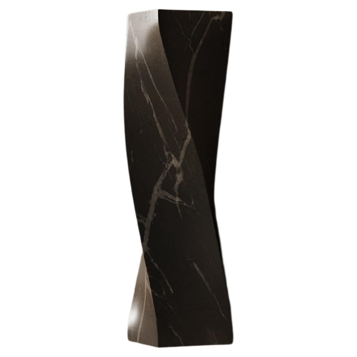 Soul Sculpture Black Sconce by Veronica Mar For Sale