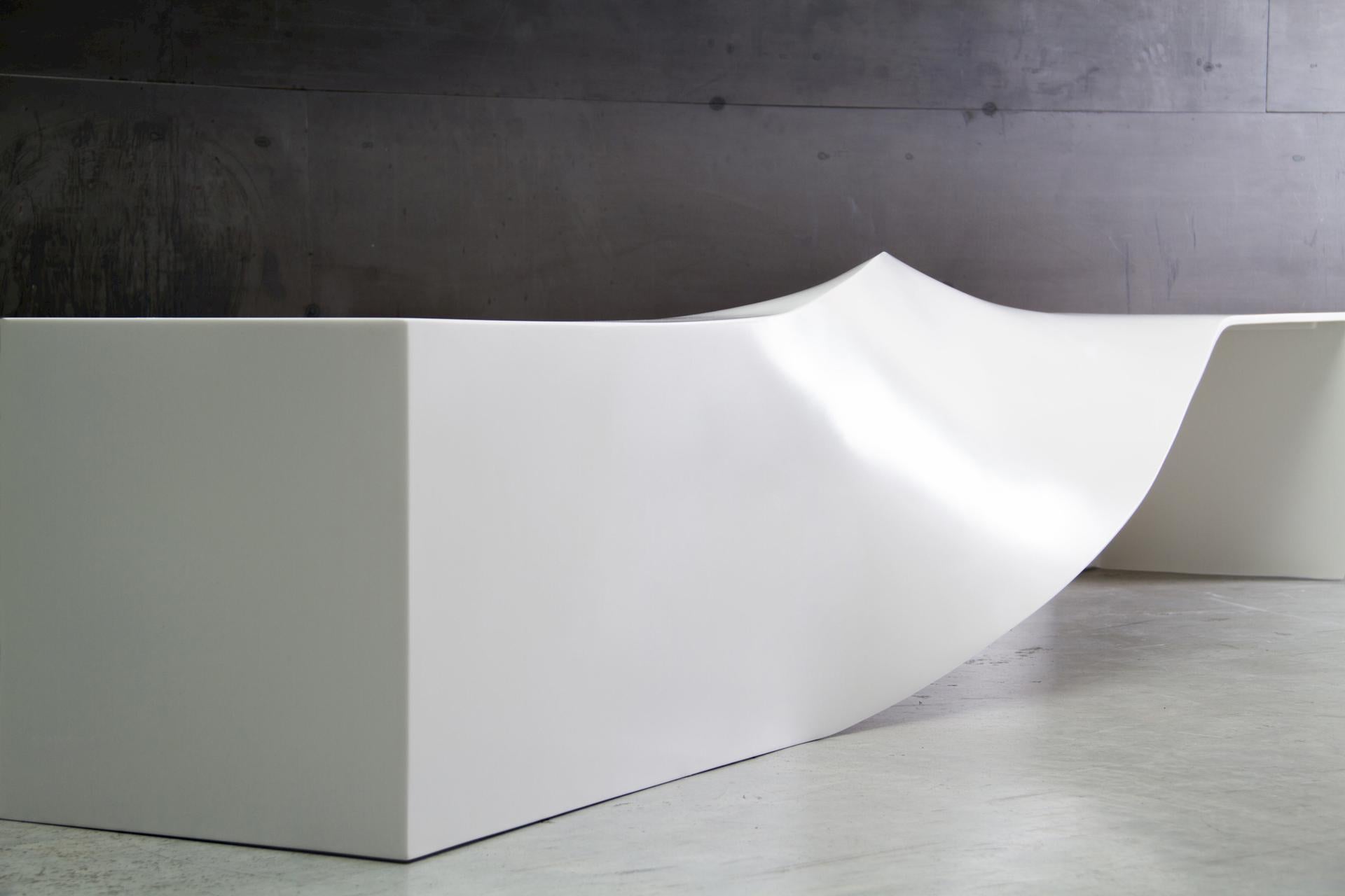Soul Sculpture Krion Bench Large by Veronica Mar In New Condition For Sale In Geneve, CH