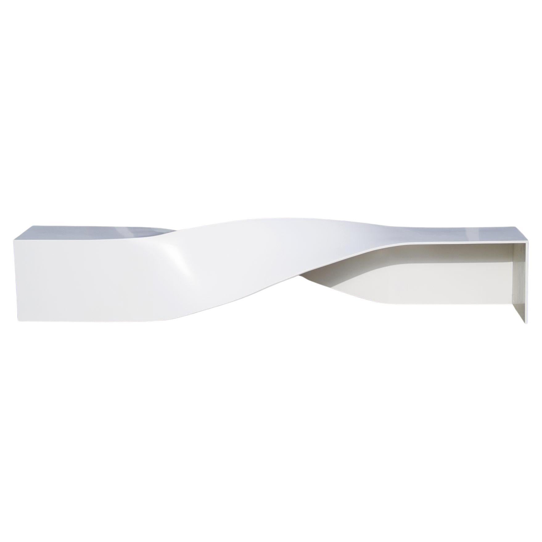 Soul Sculpture Krion Bench Medium by Veronica Mar For Sale