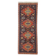 Antique Soumak Oriental Rug Runner, Circa 1940