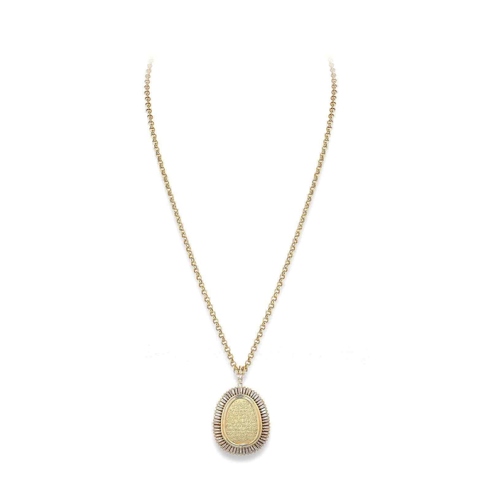 Contemporaneo Collana con ciondolo Sourate in vendita