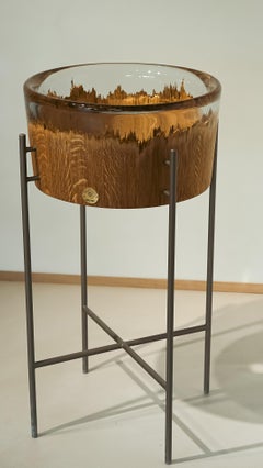 Pedestal escultórico Source Bois Déchiré de Meubles Thouret