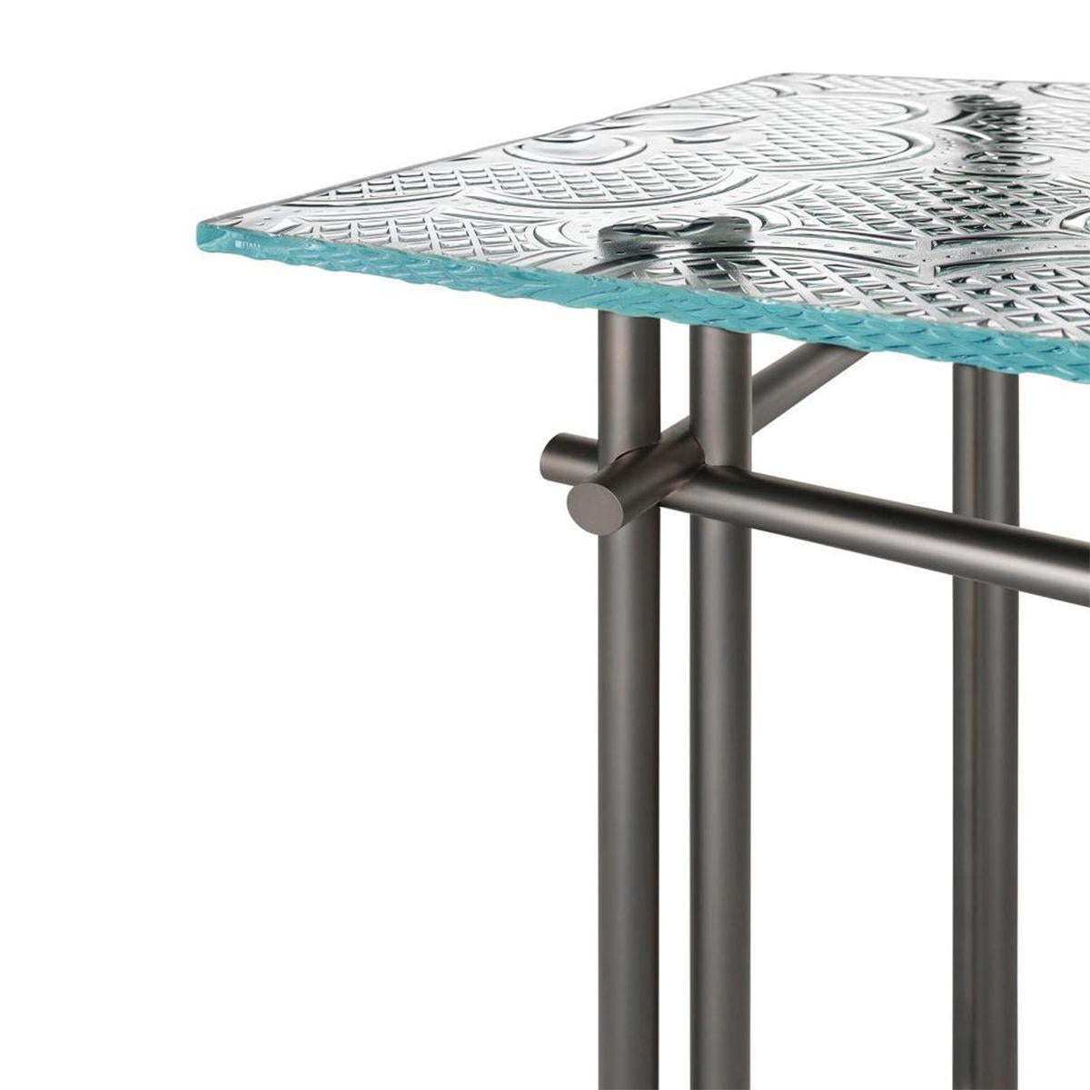 Source Glass Console Table In New Condition For Sale In Paris, FR