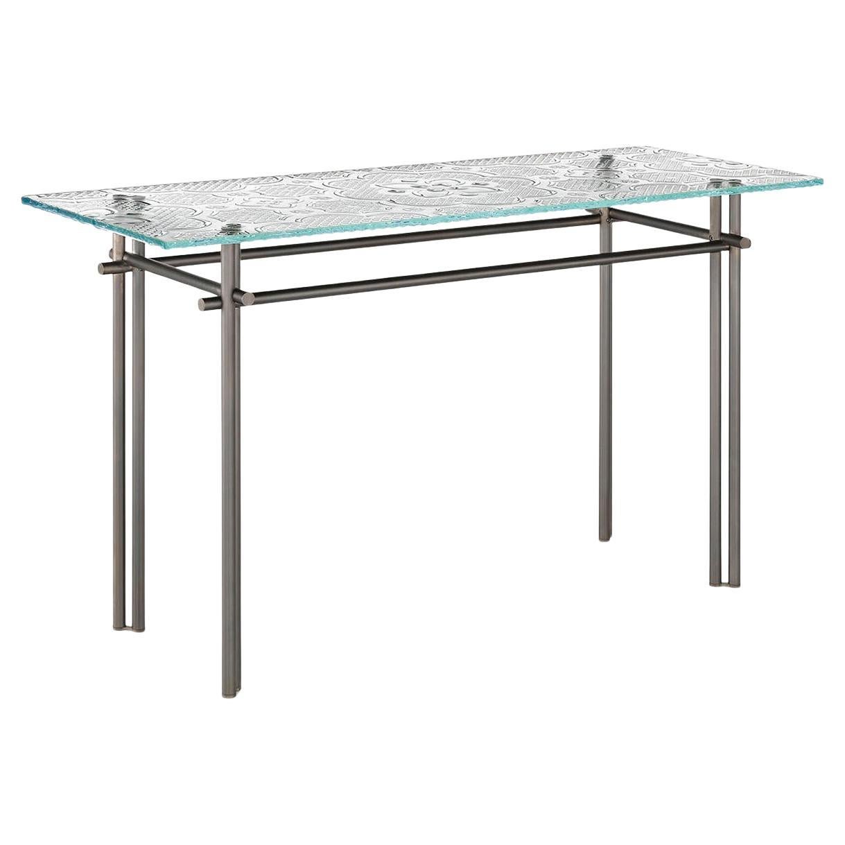 Source Glass Console Table