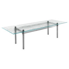 Fuente Mesa de comedor de cristal