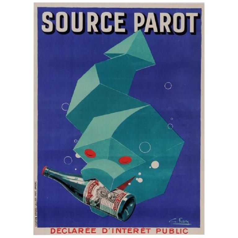 “Source Parot” Original Vintage Poster