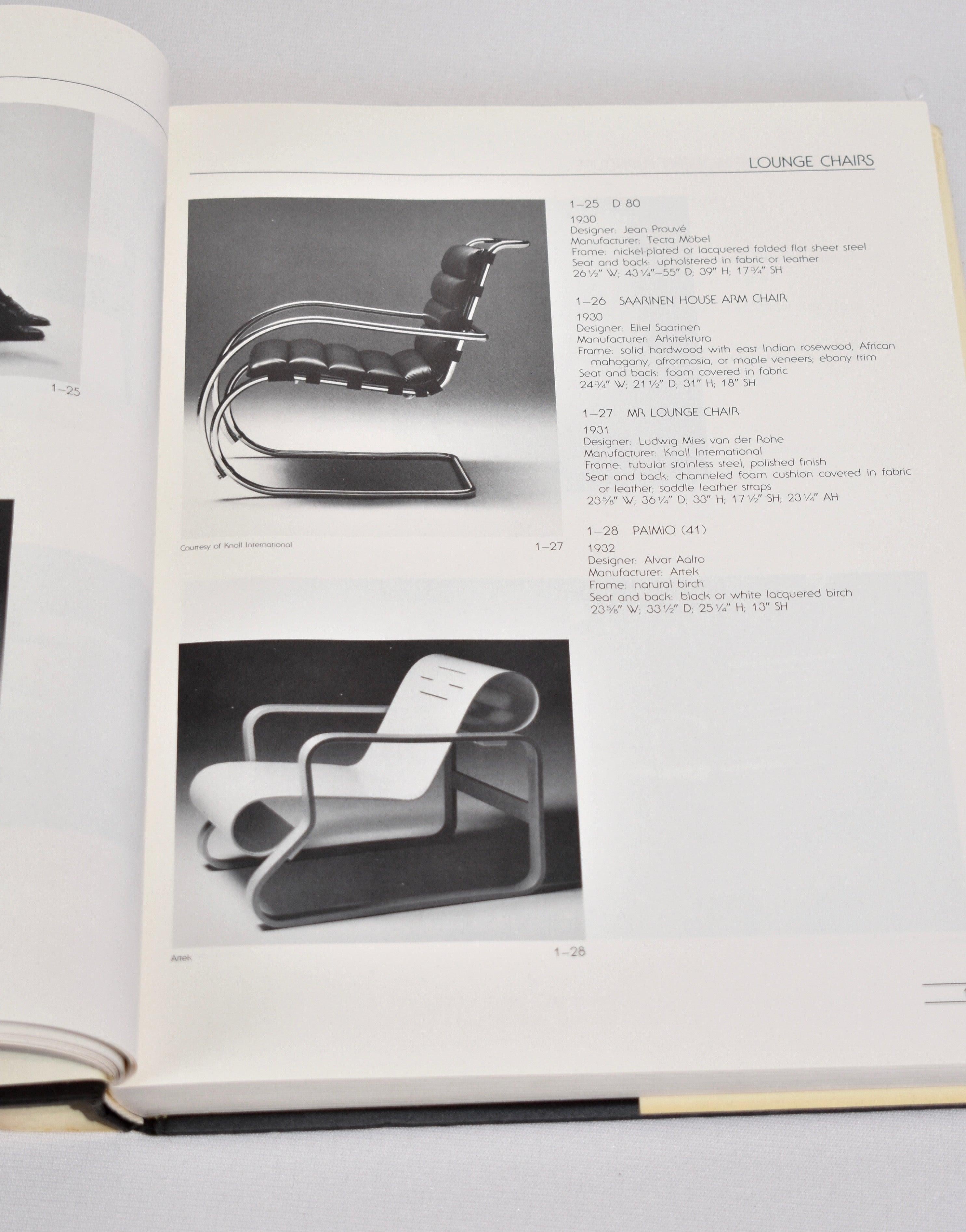Hardback coffee table book sourcing modern furniture design. By Jerryll Habegger and Joseph H. Osman, published by 1989. 1st edition, 470 pages.

