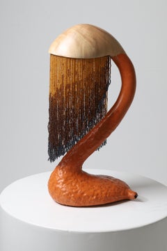 South African, Mabowa Digging Traces Table Lamp by Atang Tshikare