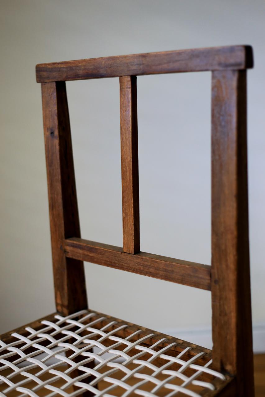 South African POW Mission Style, Hand Carved Chair, St Helena, circa 1900 For Sale 8