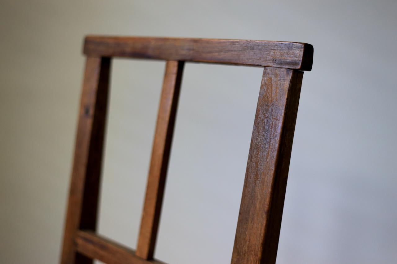 South African POW Mission Style, Hand Carved Chair, St Helena, circa 1900 For Sale 2