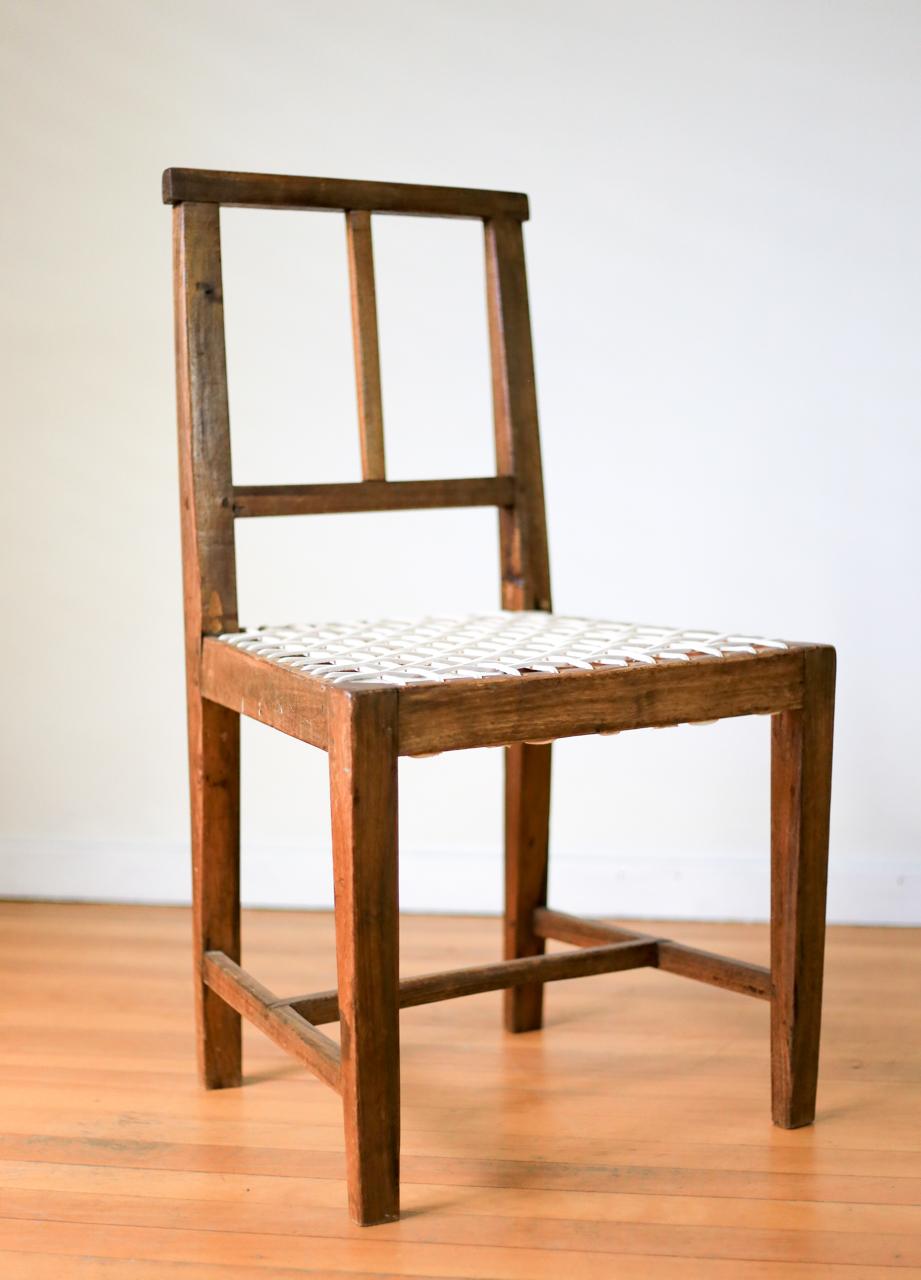 South African POW Mission Style, Hand Carved Chair, St Helena, circa 1900 For Sale 4