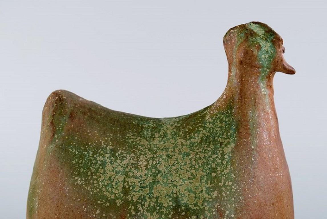 South African studio ceramist. Unique bird in glazed ceramics. Late 20th century.
Measures: 18.5 x 17 cm.
In excellent condition.