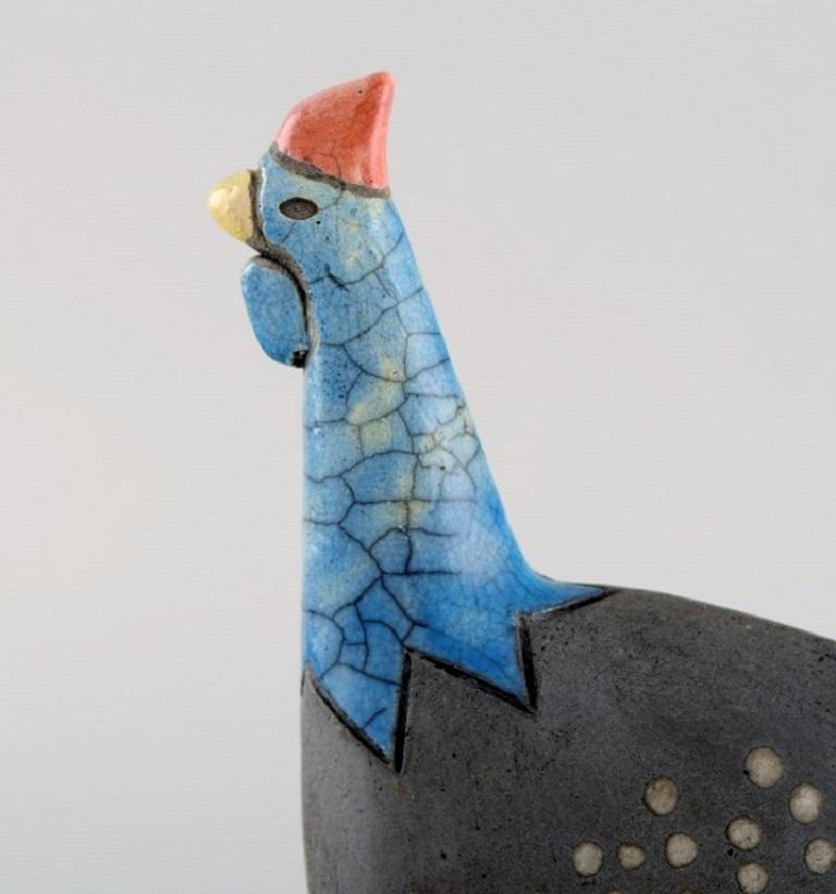 South African studio ceramist. Unique bird in hand-painted glazed ceramics. Late 20th century.
Measures: 18.5 x 15 cm.
In excellent condition.
Stamped.