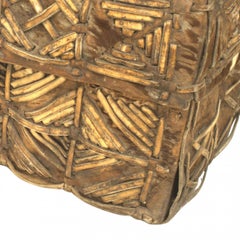 South American Cowhide & Leather Trunk