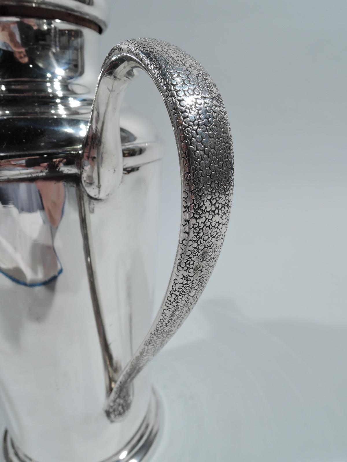 20th Century South American Mid-Century Modern Sterling Silver Cocktail Shaker
