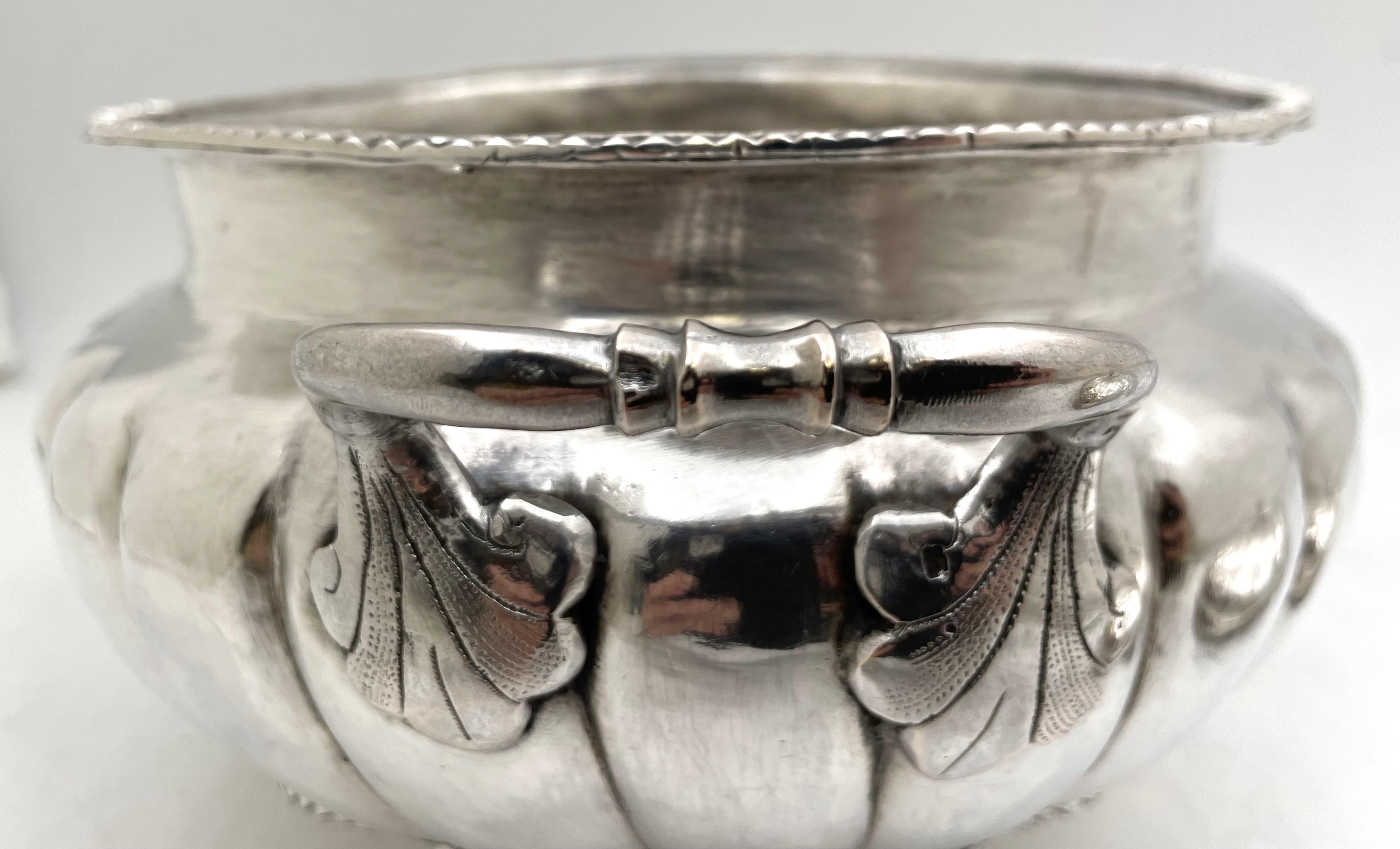 20th Century South American Silver Tureen/ Covered Bowl For Sale