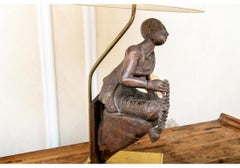 Élément architectural Asie du Sud en tant que lampe de bureau