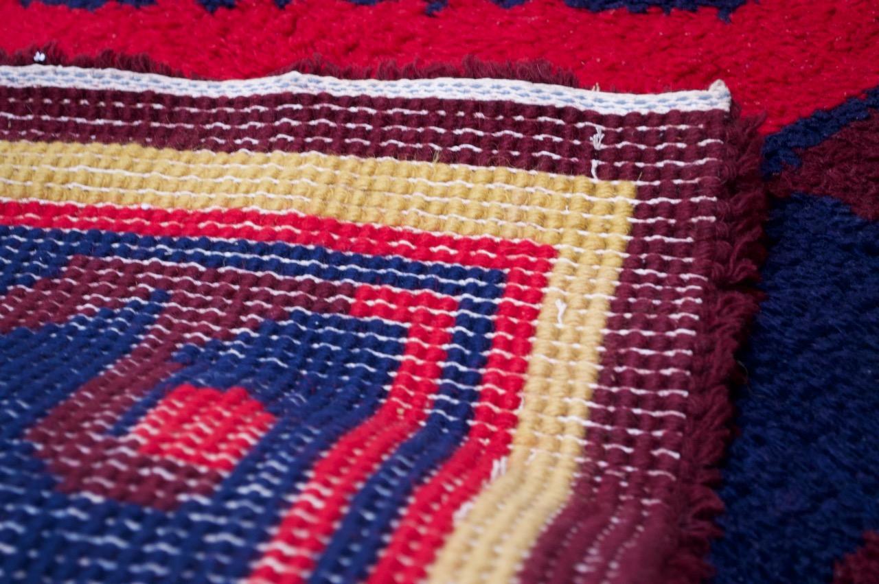South Asian Baluch-Style Wool Rug For Sale 1