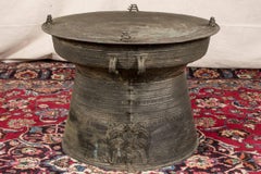 South Asian Bronze Rain Drum Table