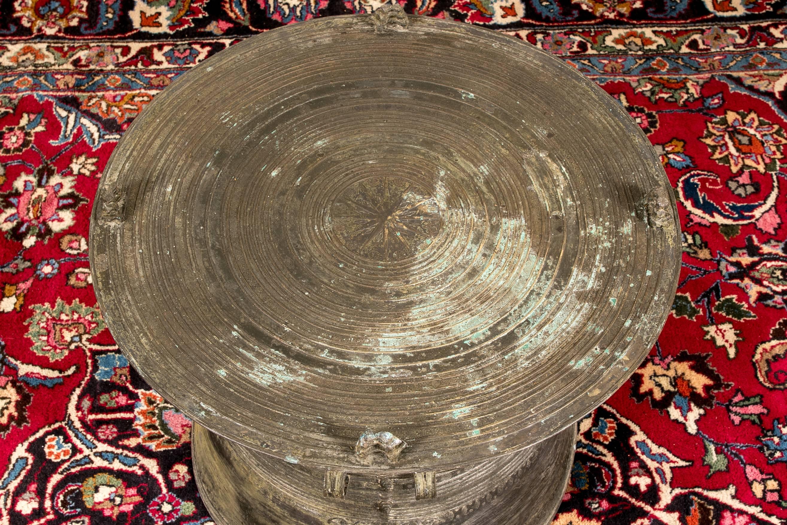 asian drum table