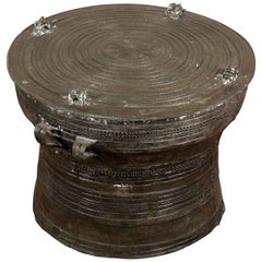 South Asian Bronze Rain Drum Table