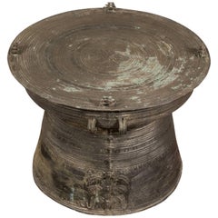 South Asian Bronze Rain Drum Table