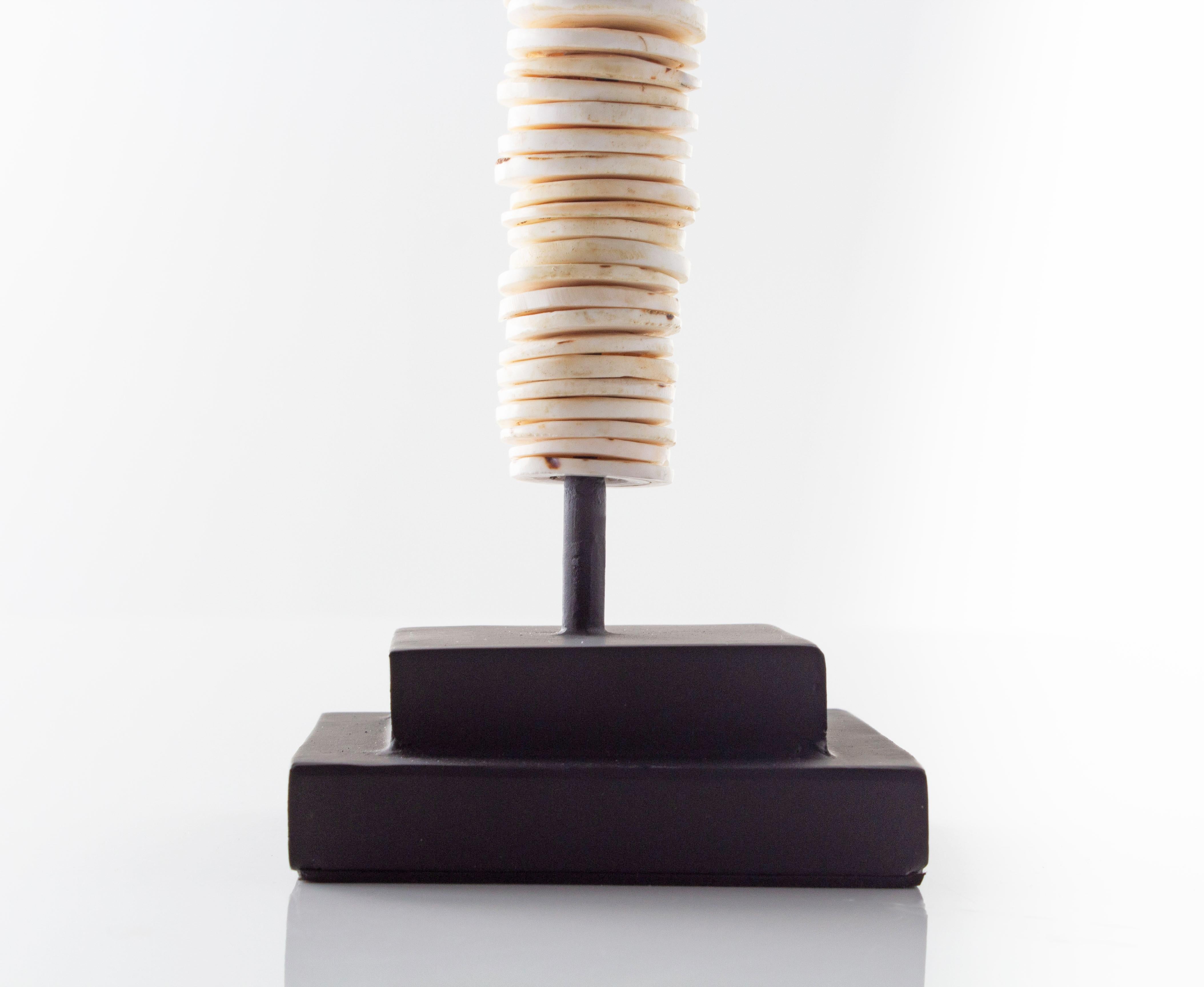 Organic Modern South Asian Decorated Shell Stack