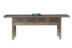 South Asian Four Drawer Console Table