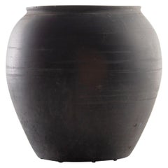 South Asian Vintage Terracotta Storage Jar