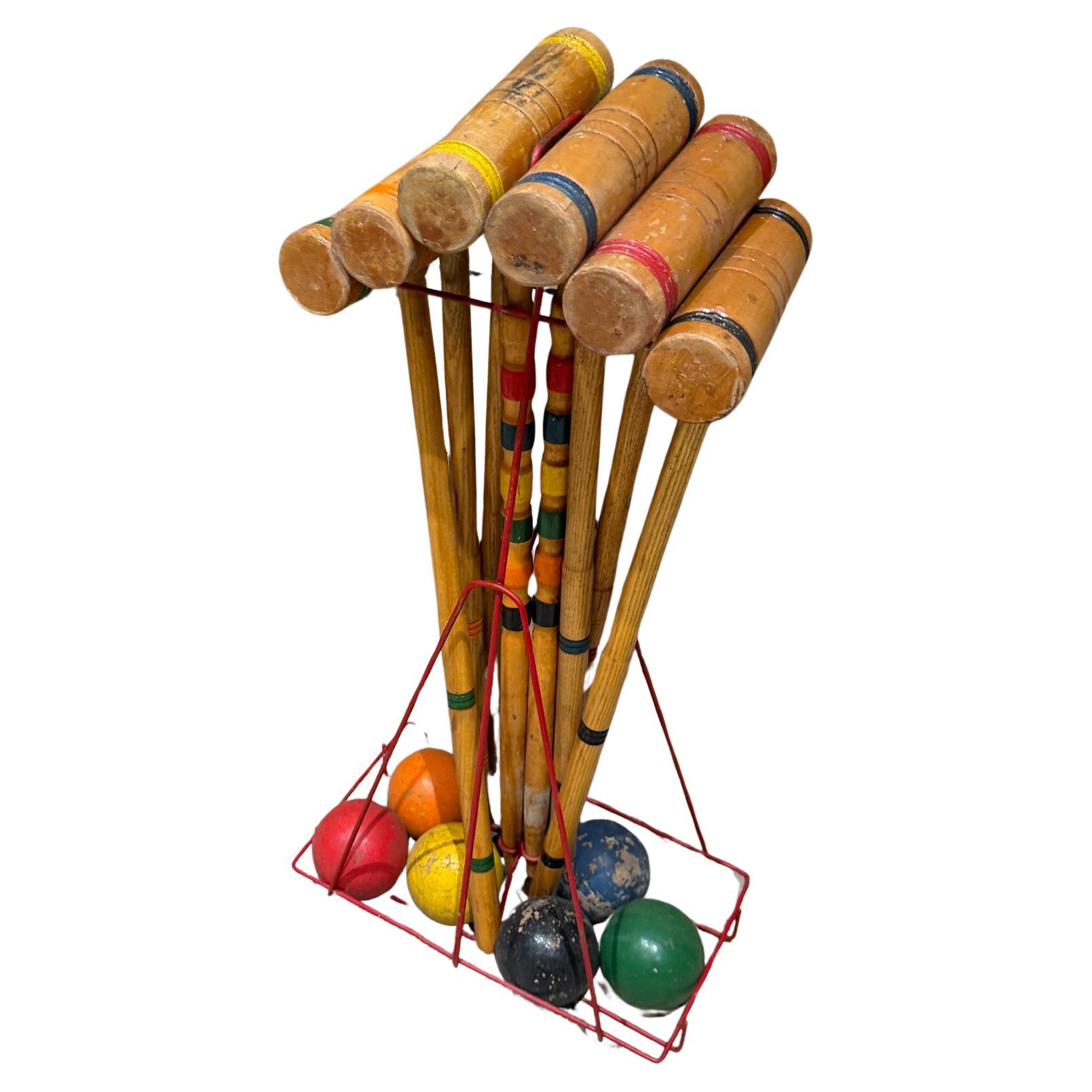 South Bend Croquet Set Mid Century Modern en vente