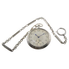 South Bend Open Faced Pocket Watch Gold Filled with Original Silvered Dial 1900