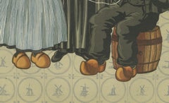 South Beveland Roman Catholic Dress with Girl and Grandfather, Plate XLII (1932)