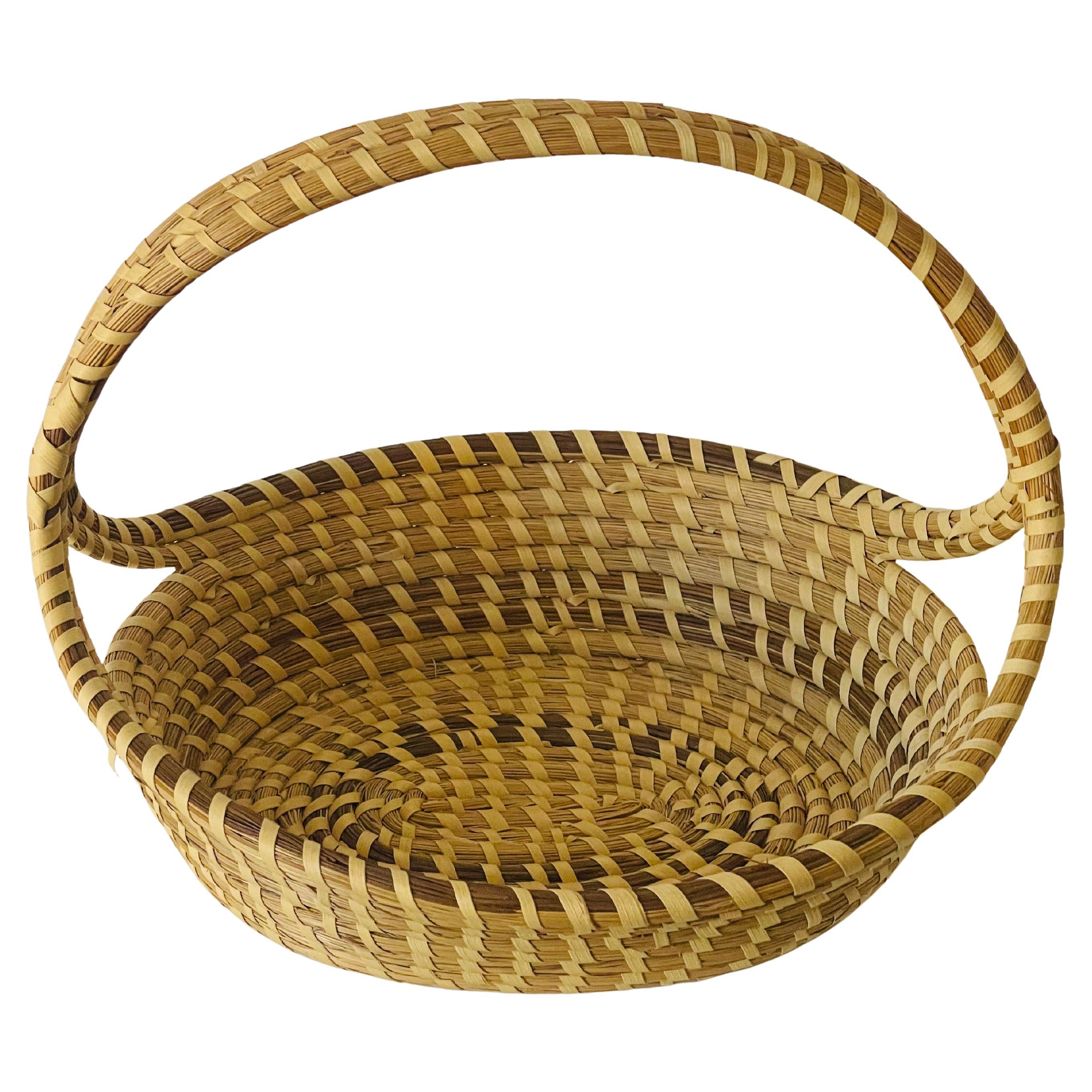 South Carolina Handmade Basket with Handle