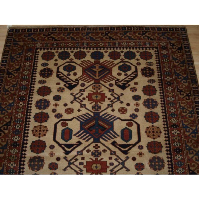 South Caucasian Shirvan Rug, with a Design Inspired by 19Th Century Rugs In Good Condition For Sale In Moreton-In-Marsh, GB