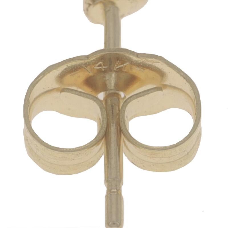 South Dakota Golding Co. Boucles d'oreilles Half-Hoop Black Hills en or 10k percées de feuilles en vente 2