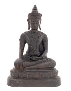 South East Asian Brass Buddha Figurines, 5