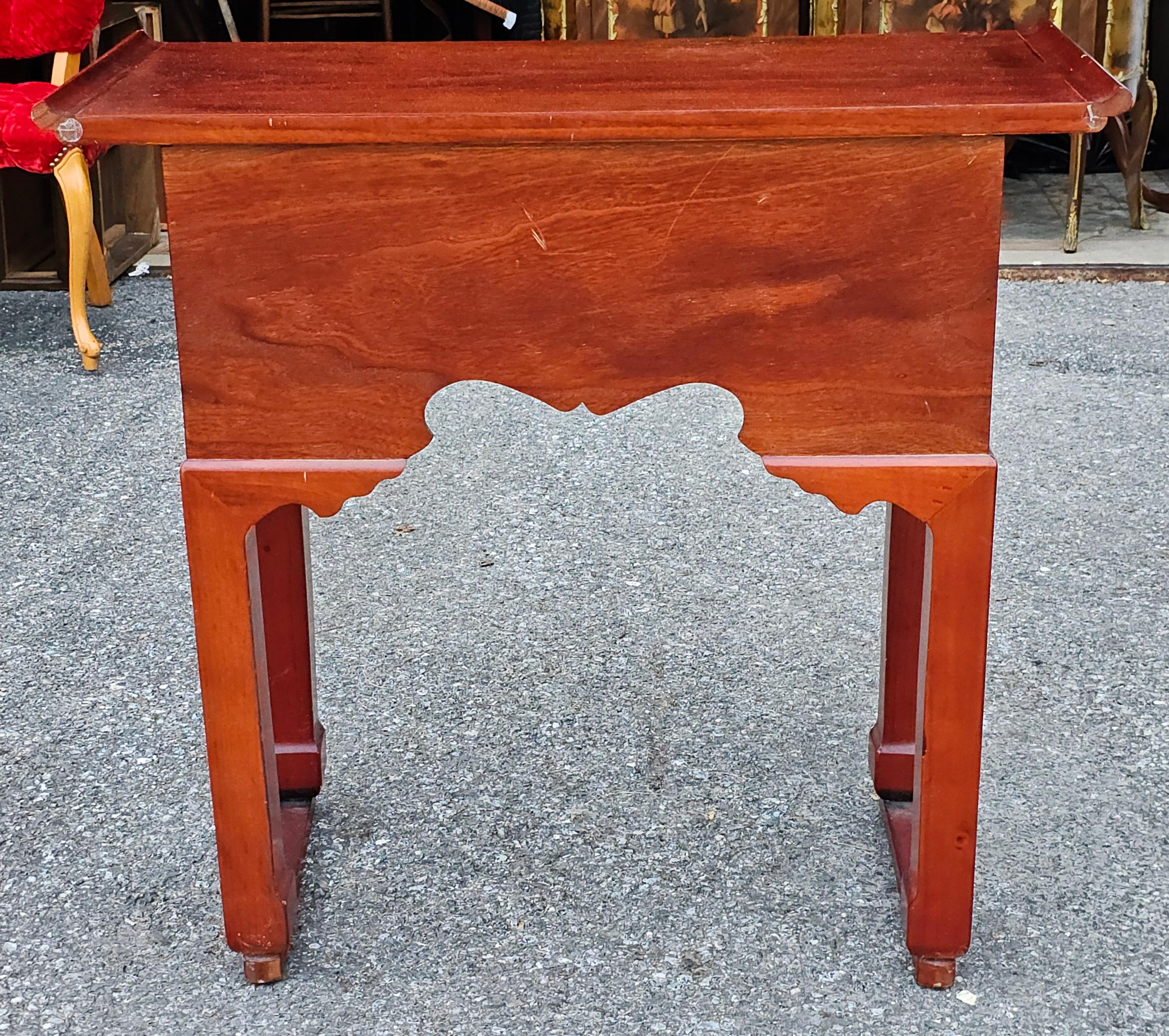 South East Asian Elmwood Six-Drawer Altar / Console Table For Sale 1